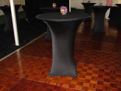 Where to rent BLACK SPANDEX LINEN in Fairfield TX